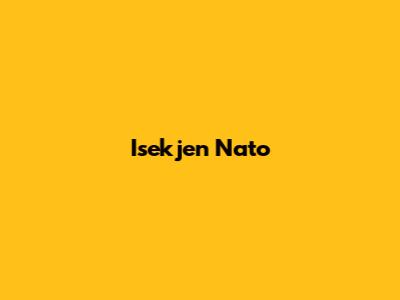 Isekjen Nato