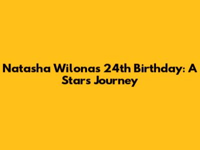 Natasha Wilona's 24th Birthday: A Star's Journey