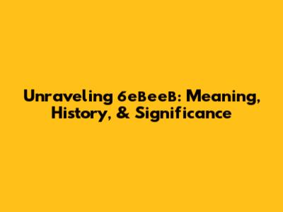 Unraveling "бевеев": Meaning, History, & Significance
