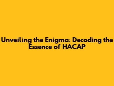 Unveiling the Enigma: Decoding the Essence of НАСАР